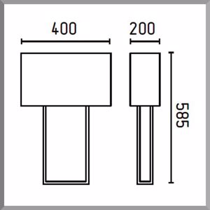 Lampada da tavolo moderna metallo marrone paralume beige