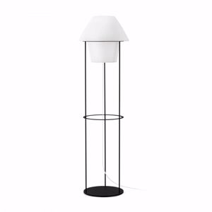 Struttura in metallo nero 153cm per lampada