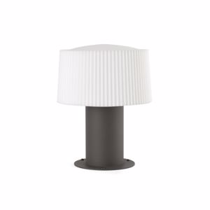 Lampioncino moderno per giardino design antracite