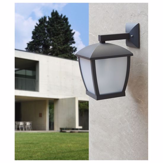 Applique lanterna da parete per esterno design moderno ip44