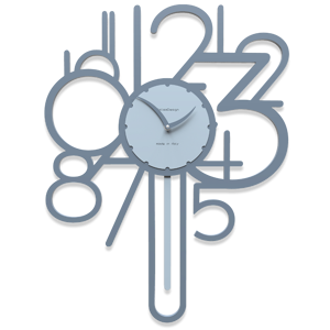 Callea design orologio a pendolo da parete moderno legno colore carta da zucchero