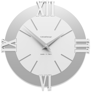 Callea design louis bianco orologio da parete legno bianco numeri romani