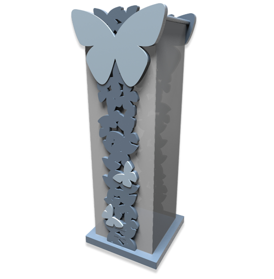 Callea design portaombrelli farfalle legno colore carta da zucchero
