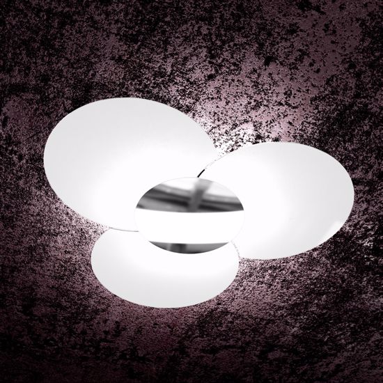 Plafoniera moderna per salone cm100 top light clover