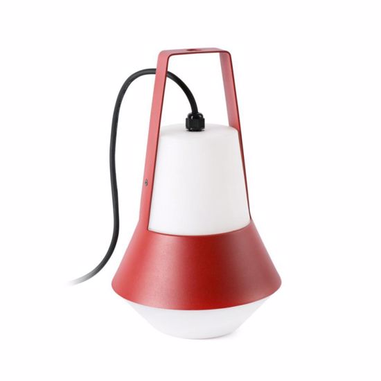 Lampada da giardino rossa per esterno ip54 design moderno