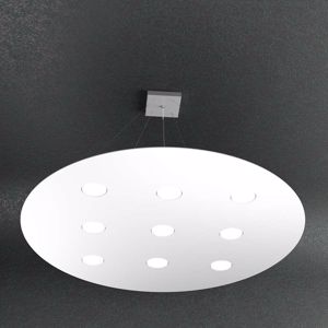Toplight cloud lampadario bianco moderno 9 lampadine led intercambiabili