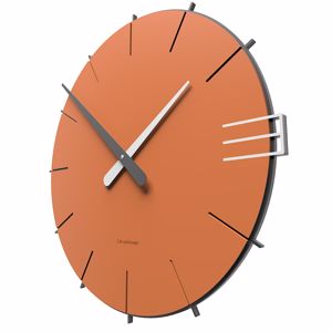 Orologio da parete moderno legno colore terracotta callea design mike