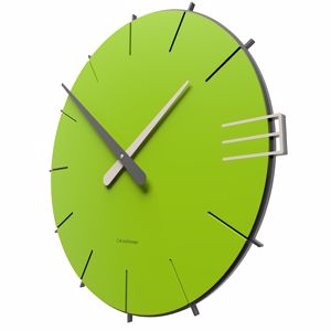Callea design mike orologio da parete moderno legno colore verde mela