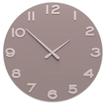 Callea design orologio da parete moderno legno colore grigio prugna