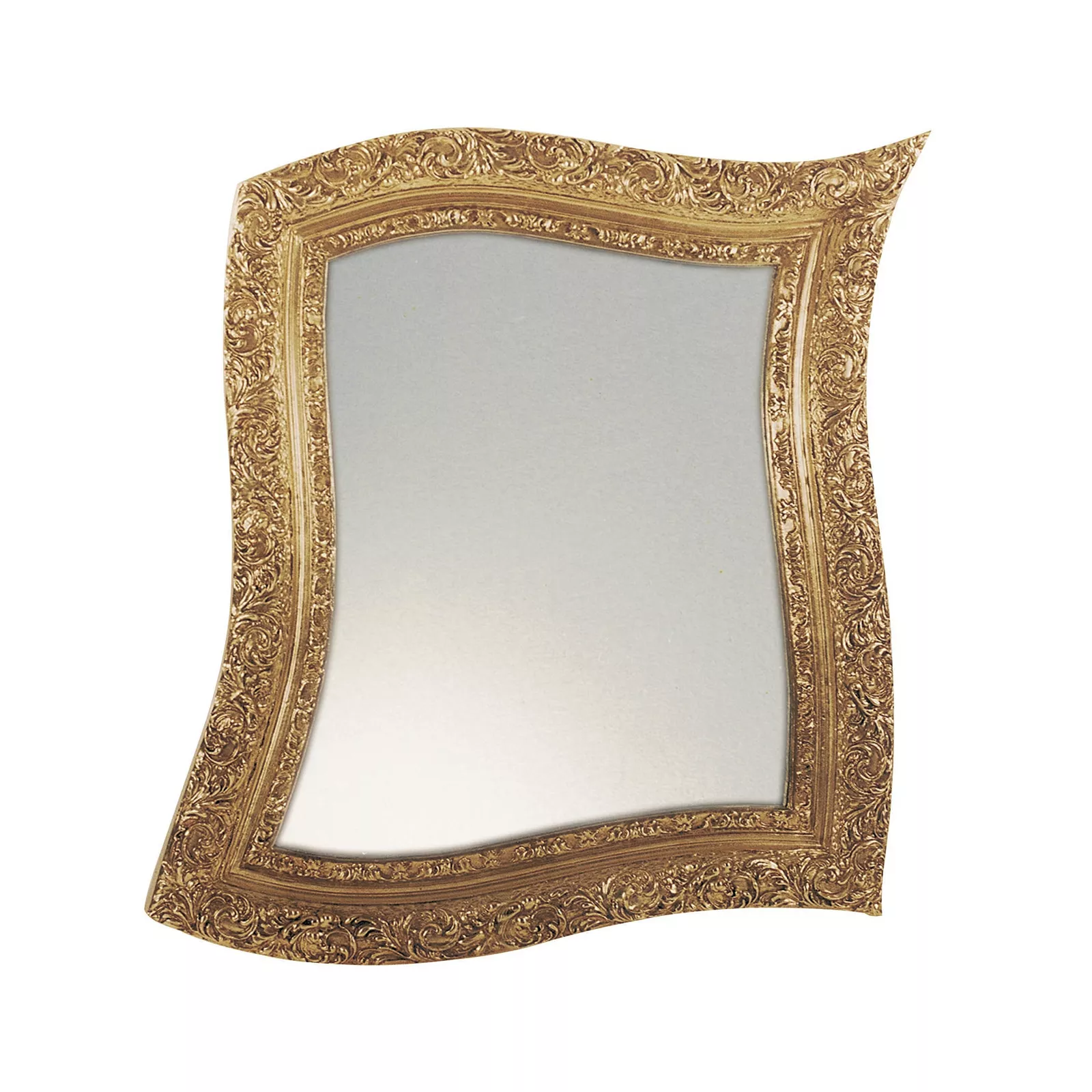 Specchio da parete classico corinice oro per ingresso - 1392