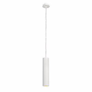 Lampada per cucina a sospensione lilja cilindro design metallo bianco