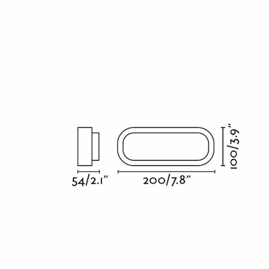 Applique per esterni led 7w 3000k ip65 antracite