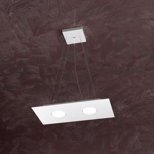 Lampadario cucina moderna metallo bianco design gx53 led