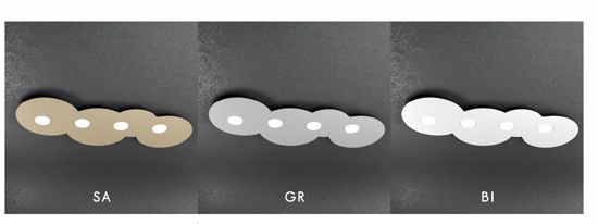 Top light cloud plafoniera cucina moderna sabbia