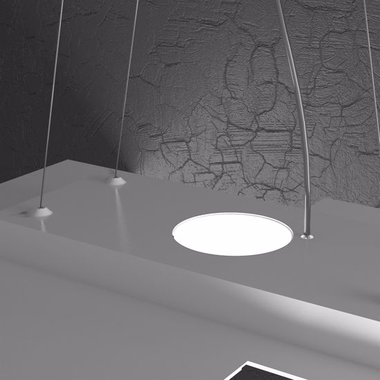 Lampadario moderno luce sopra sotto grigio per tavolo soggiorno
