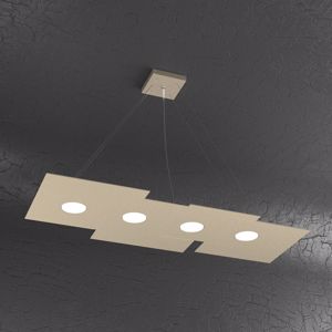 Toplight plate lampadario led gx53 tortora per cucina moderna