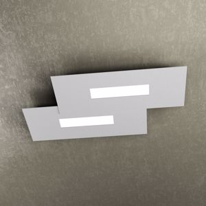Wally top light plafoniera moderna grigio per ufficio