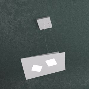 Top light note piccolo lampadario led grigio 2 luci per cucina moderna