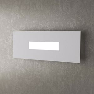 Applique led grigio moderna rettangolare wally top light