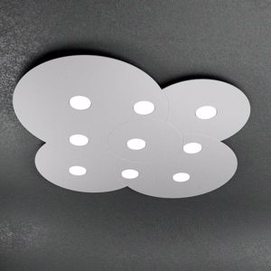 Toplight cloud 9 plafoniera design moderno grigio