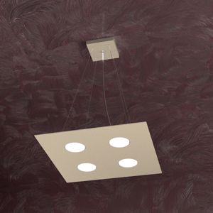 Toplight area sabbia lampadario quadrato per cucina moderna