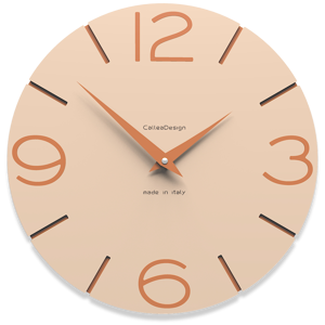 Callea design smile orologio da parete 30 sabbia rosata moderno
