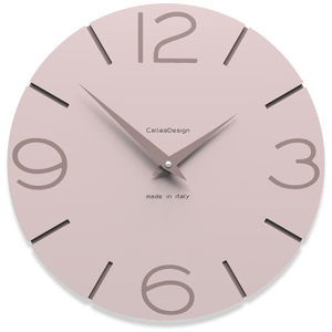 Callea design smile orologio da parete 30 rosa conchiglia design moderno