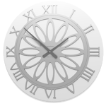Callea design athena orologio bianco da parete 60 num romani