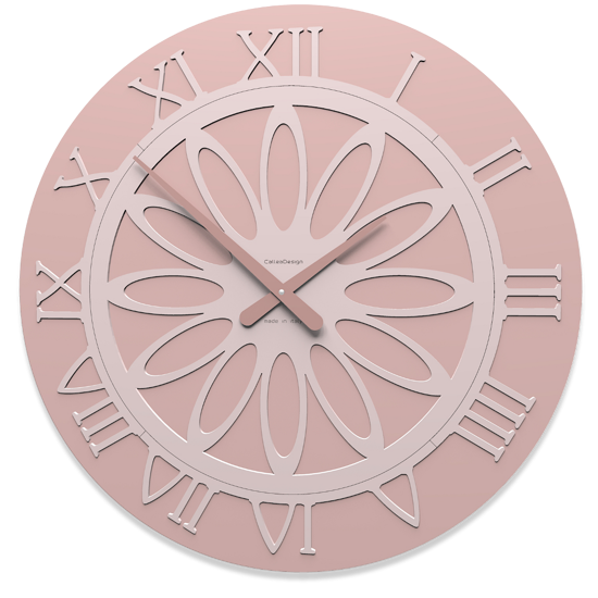 Callea design athena orologio da parete grande 60 rosa antico