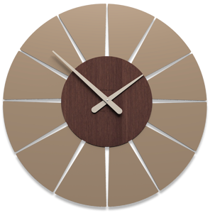 Moderno orologio da parete rovere wenge'' entreme m callea design