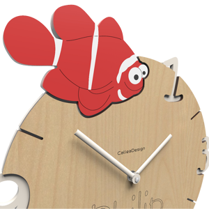 Callea design orologio per cameretta pesce rosso personalizzabile
