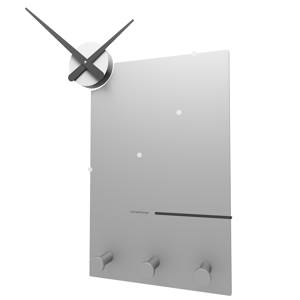 Callea design oscar appendiabiti da parete alluminio con lancette