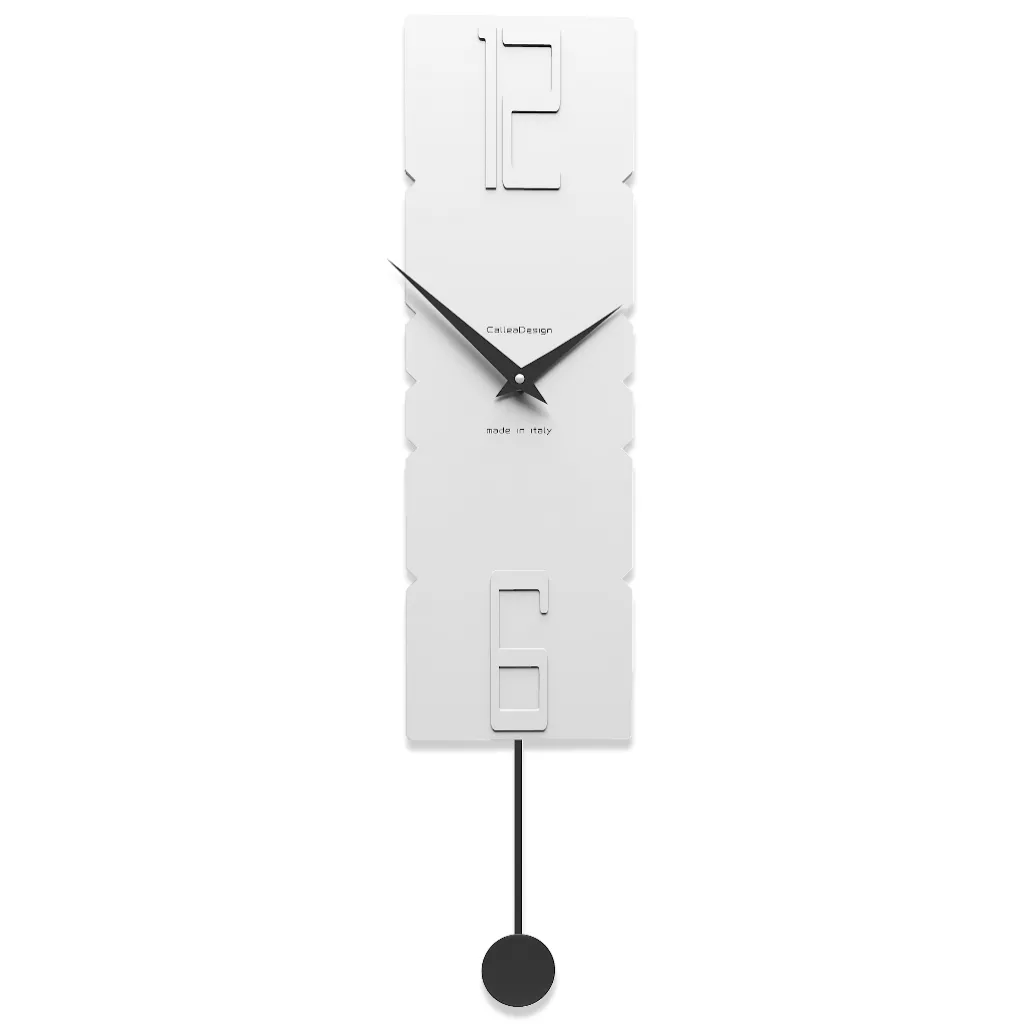 pint Frown new Zealand Orologio a pendolo da parete moderno callea design rock legno bianco - 11-006-1 pint Frown new Zealand Orologio a pendolo da parete moderno callea design rock legno bianco - 11-006-1