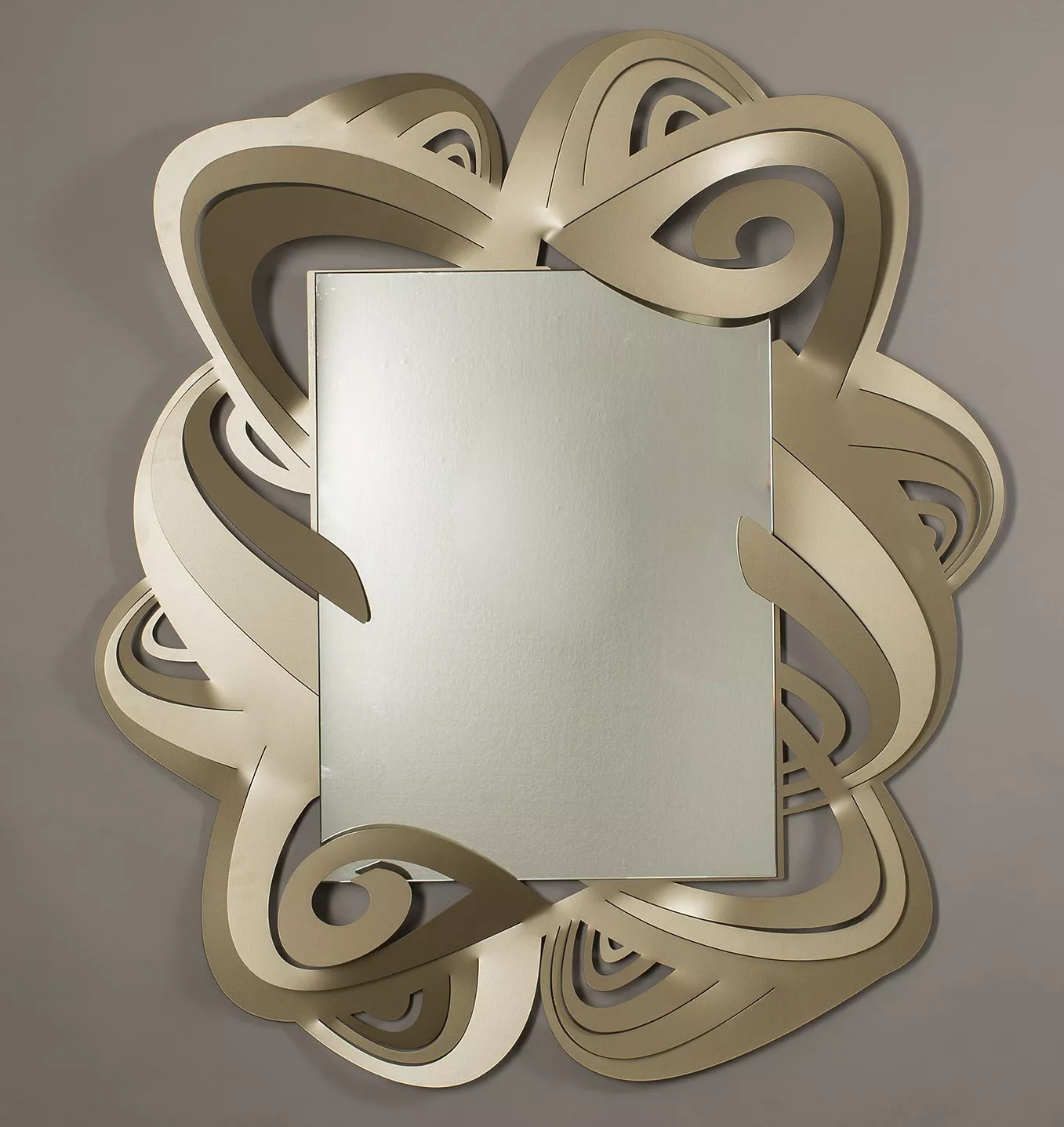 Specchio con Cornice Bronzo - Bold