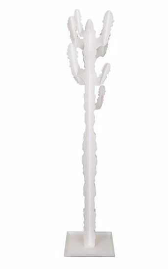 Cactus bianco appendiabiti design particolare