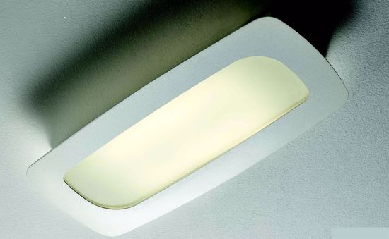 Plafoniera led 15w 3000k design moderna bianca