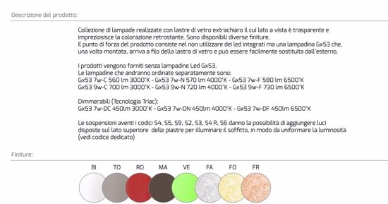 Top light path plafoniera led per ufficio vetro marrone quadrata