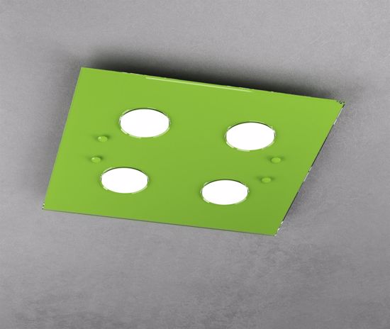 Top light path lampada plafoniera led soffitto per cameretta vetro verde