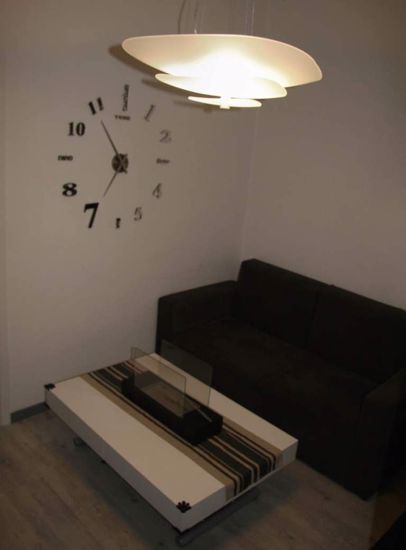 Linea light moledro lampadario design moderno per soggiorno vetro satinato