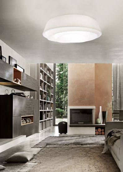 Grande plafoniera 75cm design decorativa moderna per soggiorno rose linea light