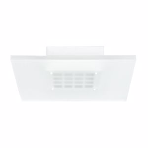 Plafoniera led 7w 3000k quadrata bianca moderna linea light dublight sq