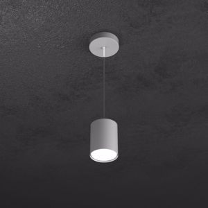 Top light shape lampada a sospensione bancone cucina led gx53 metallo grigio