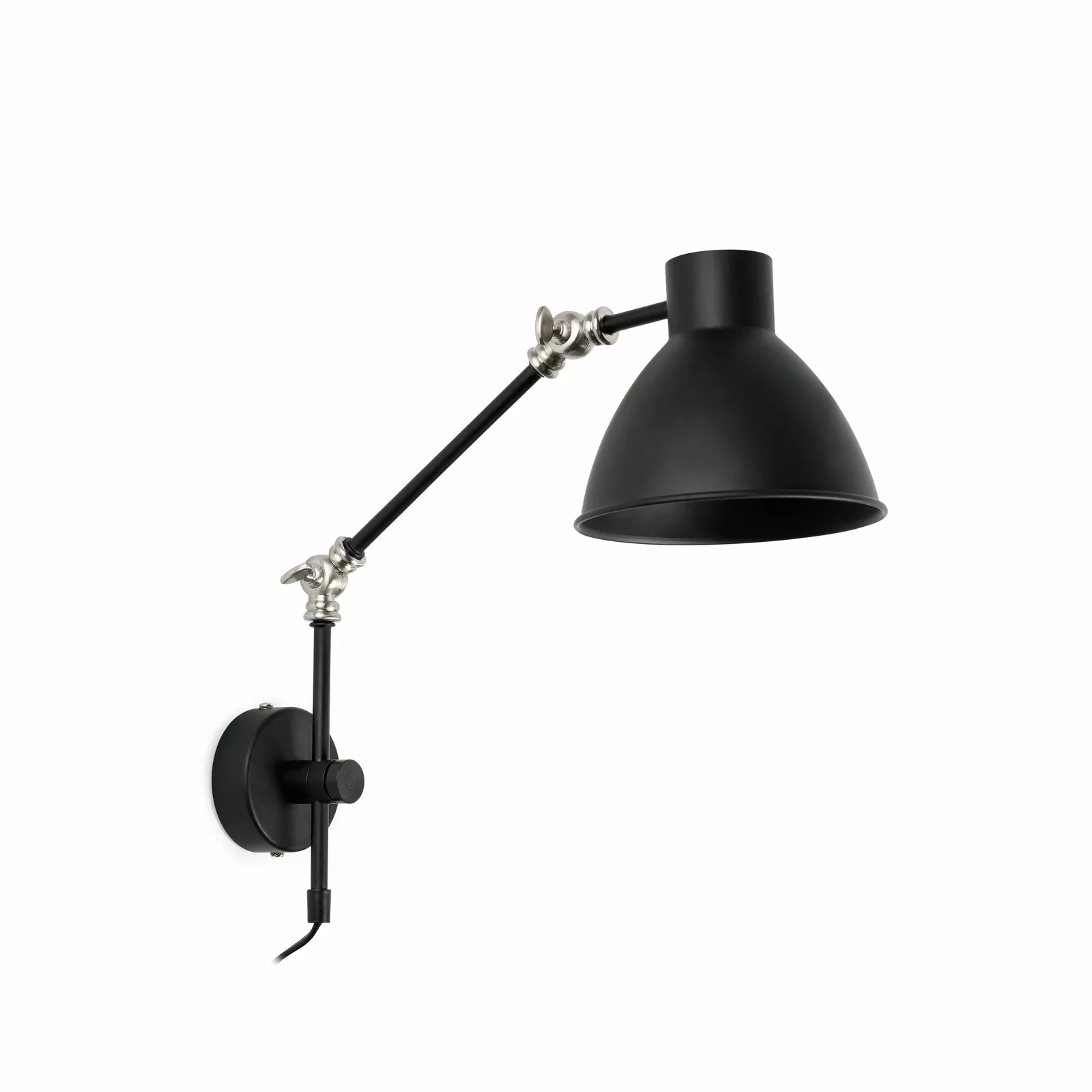 Applique lampada estensibile per camera da letto nero da lettura  orientabile - 381C