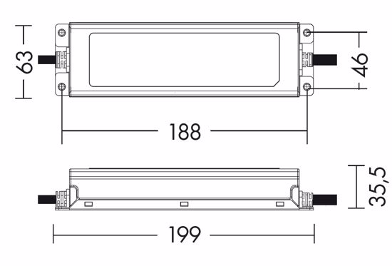 Driver ts304 per striscia led ip67 max 100w