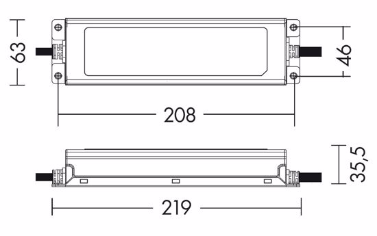 Driver ts305 per striscia led ip67 max 150w