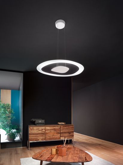 Linea light antigua 60cm lampadario moderno per soggiorno design led 38w 3000k