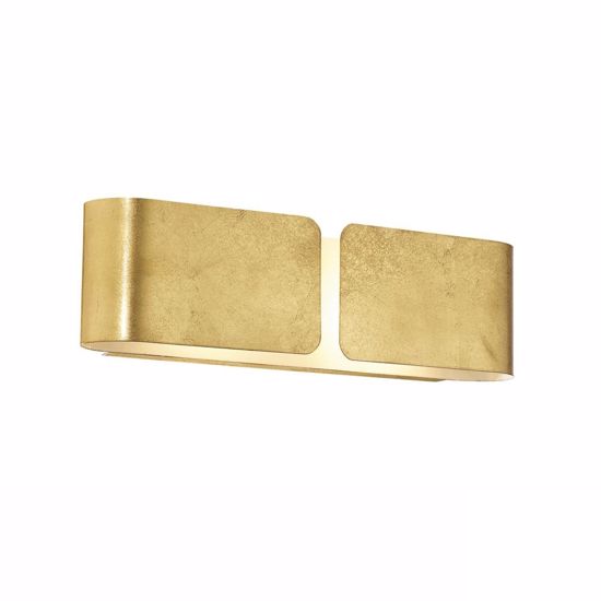 Applique per interni moderna metallo foglia oro