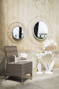 Orchidea abat-jour per camera da letto metallo bronzo design moderna