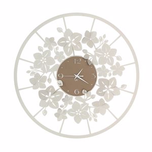Fior di loto orologio da parete avorio design particolare