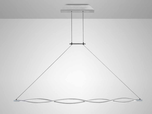 Lampadario moderno led design per tavolo soggiorno 42w 3000k